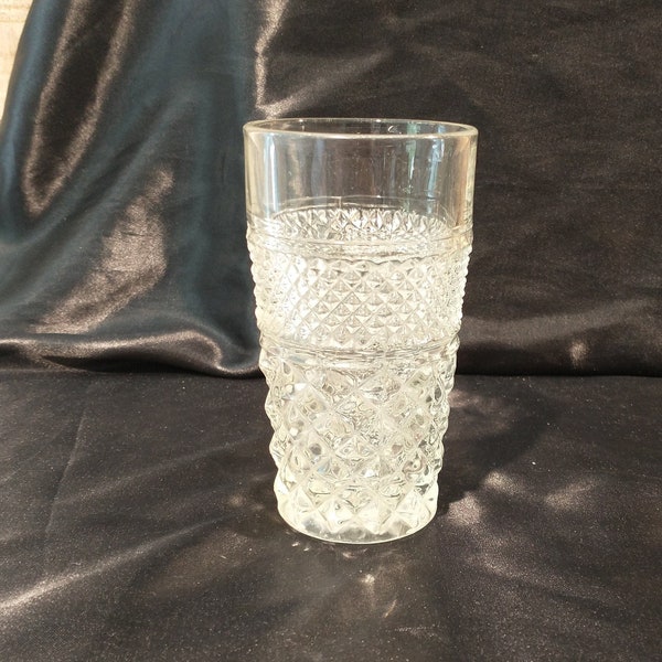 Vtg Anchor Hocking Wexford 5 1/2" Water Glass, 11 oz., 1967-1998