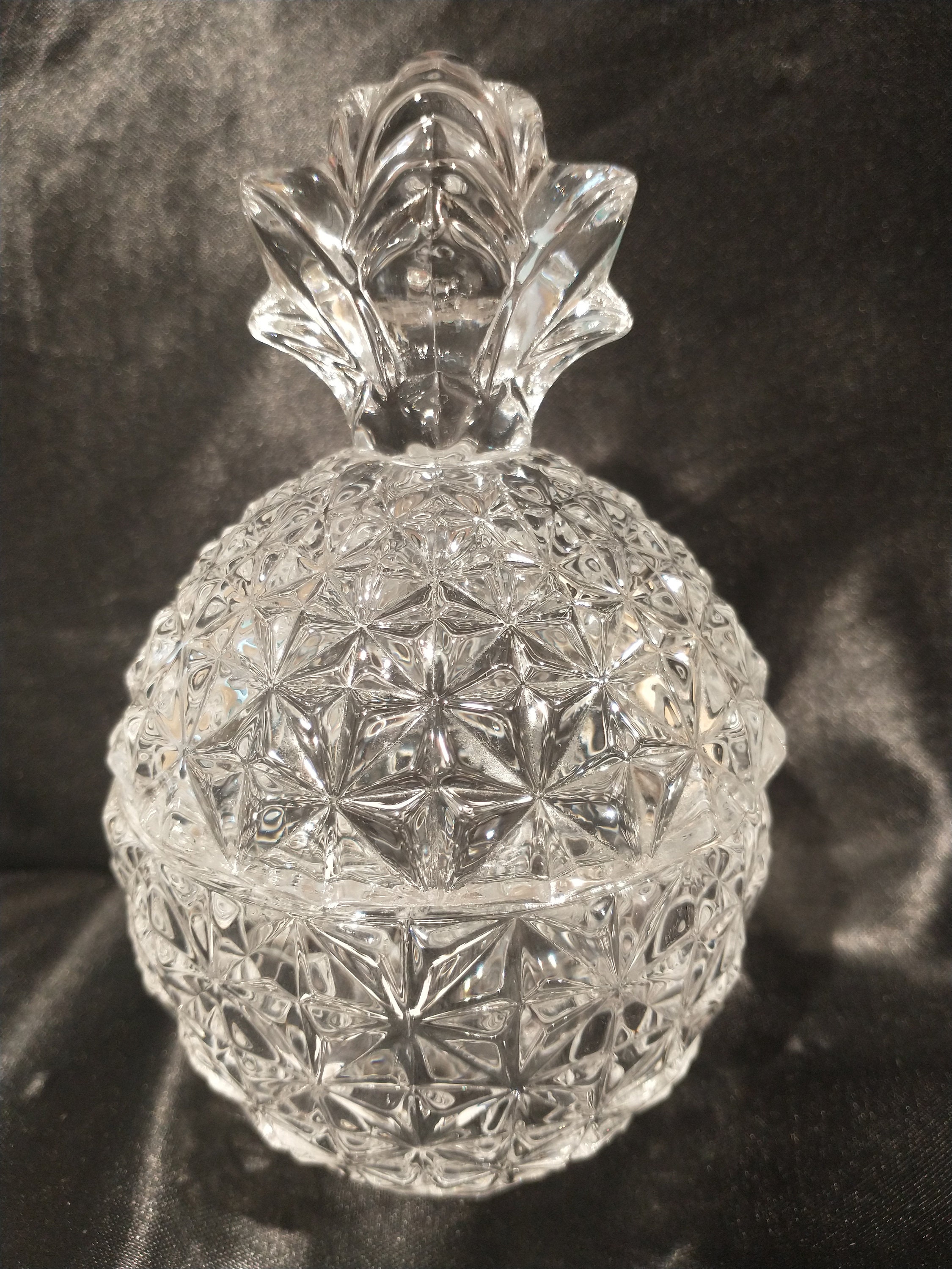 Mikasa Pineapple Candy Dish With Lid 3 1/4 wide 5 Etsy