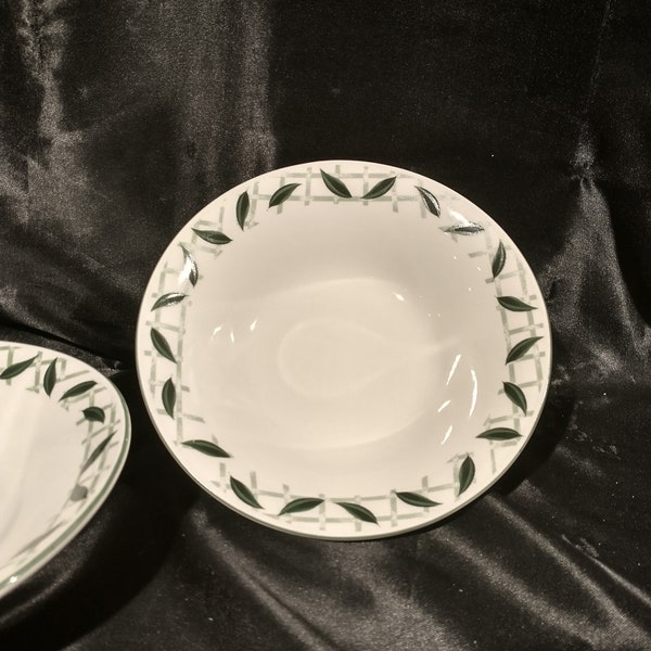 Vtg Cades Creek Cereal Bowls, SET OF 2, 7 5/8", 1980s, Excellent Condition