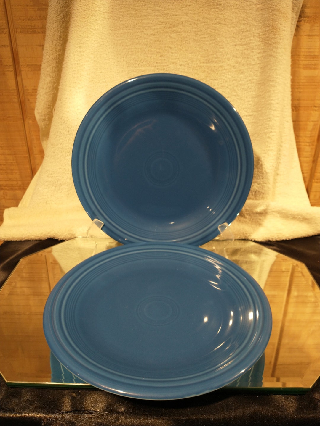 Fiesta Lapis Blue Dinner Plates SET OF 2 10 1/2 Post Etsy