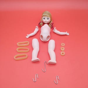 Doll Repair Restringing Bands and Hooks for Madame Alexander 8&quot;-10&quot;, Bands for Ginny Dolls, Pick the set you need!