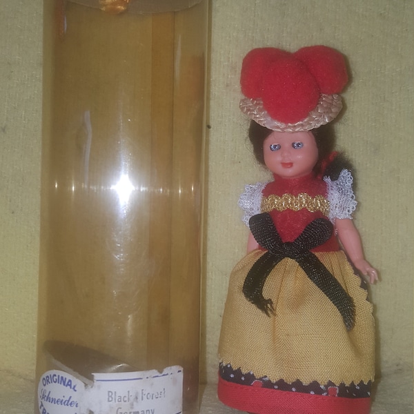 Schneider Trachten Black Forest 5" doll from Germany