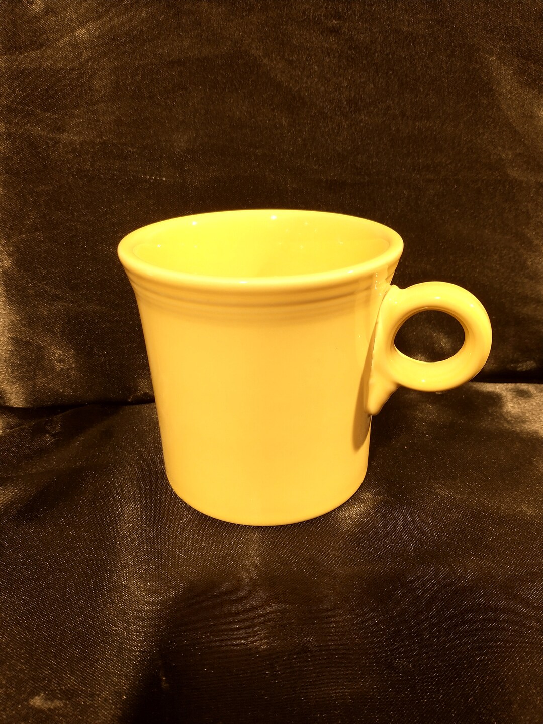 Vtg Fiesta Yellow Coffee Cup, Ring Handled, Post 86, Excellent Condition Etsy