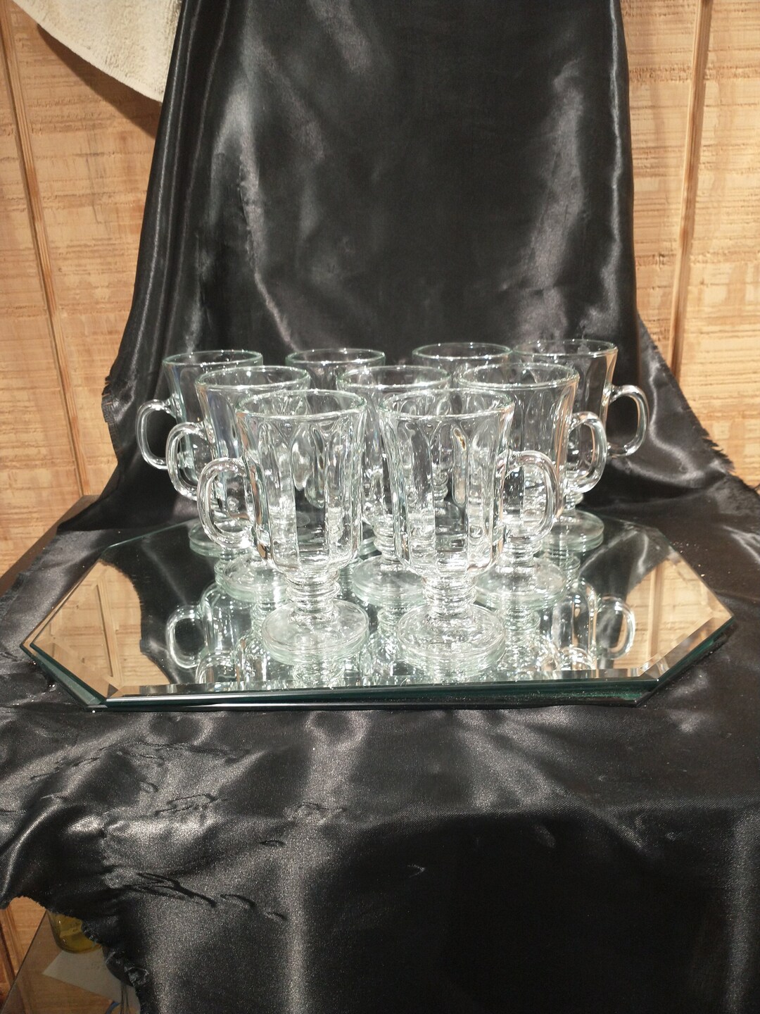 Libbey Milan Irish Coffee Mugs, SET OF 9, 5 3/4, 8.5 Oz, Excellent