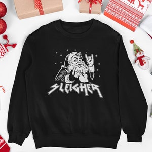Heavy metal xmas jumper sale