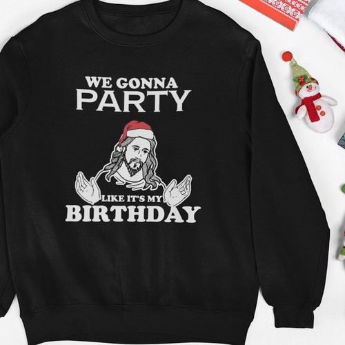 Funny Jesus Christmas Jumper UK Funny XMAS Sweater Birthday Etsy