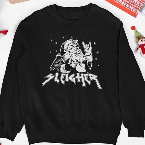 heavy metal xmas jumper