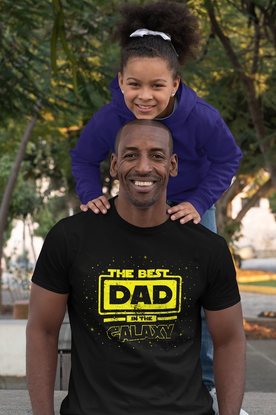 Best Dad In The Galaxy T-Shirt Star Wars Inspired Father's Day Tee, Crew  Neck Shirt, Gift for Father's Day New 100% Organic Cotton