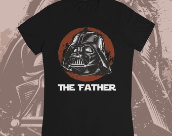 ダース・ベイダー T シャツ、スター・ウォーズ T シャツ、新米パパへのプレゼント、父の日 T シャツ、スター・ウォーズ風、黒または白のクルーネック シャツ