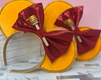 Orecchie da topo Honey Drip: fascia per capelli in peluche