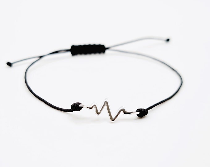 Heartbeat wish bracelet