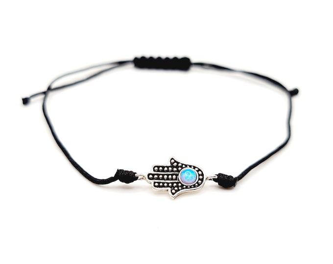 Hamsa wish bracelet