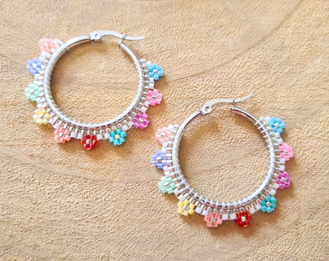 Flower Hoops