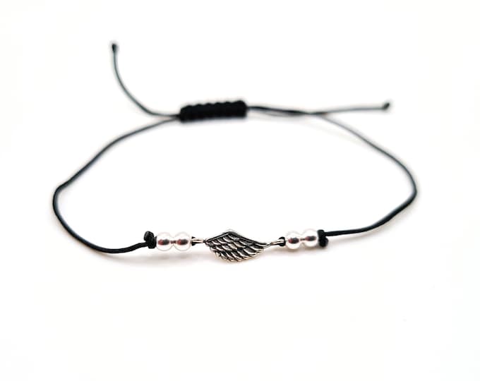 Wing wish bracelet