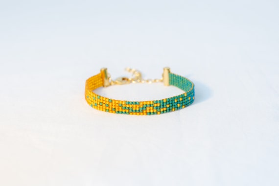 Friendship Bracelet with Beads *Customizable* -Friendship Bracelet Beaded with Words - Letter Beads - name-colorful-string-trendy