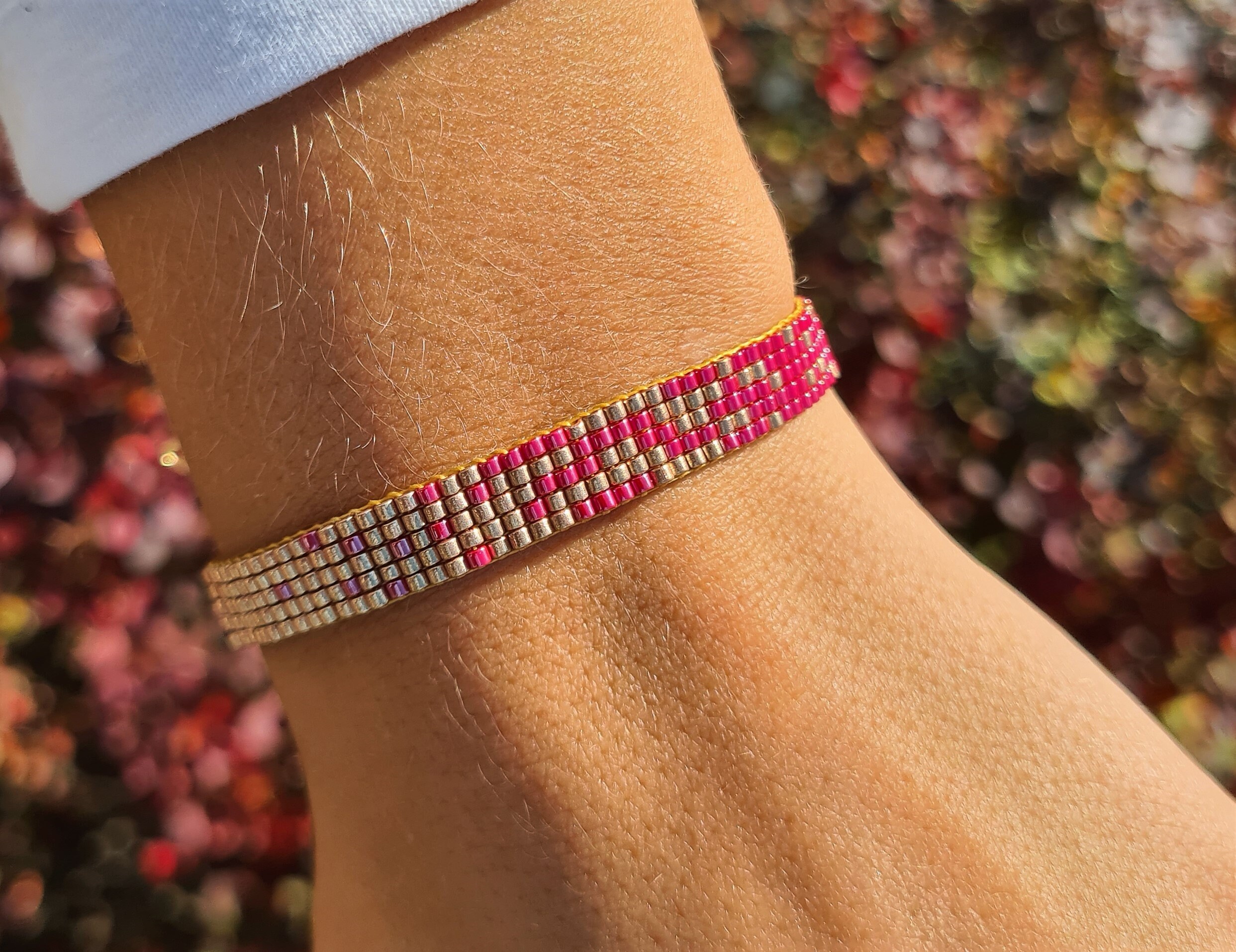 Miyuki delica bracelet deals