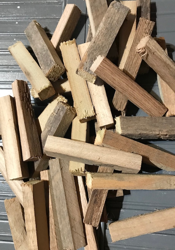 Craft Wood Scraps Weathered Barn Wood Oak or Poplar Small Pieces Hobbies Lot of Wood Pieces Etsy