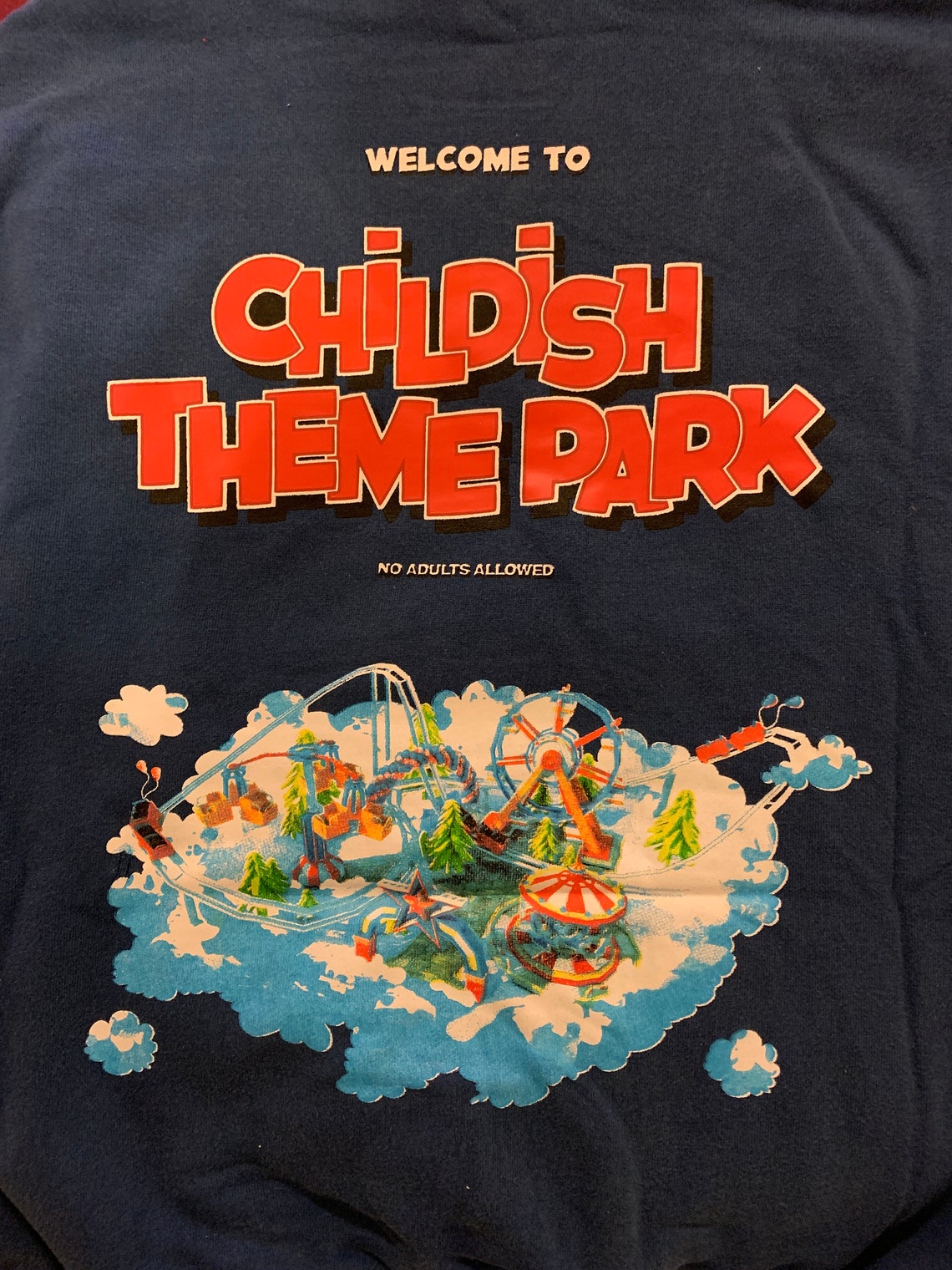 Genuine Limited Edition TGF Bros Childish Theme Park Hoodie. | Etsy