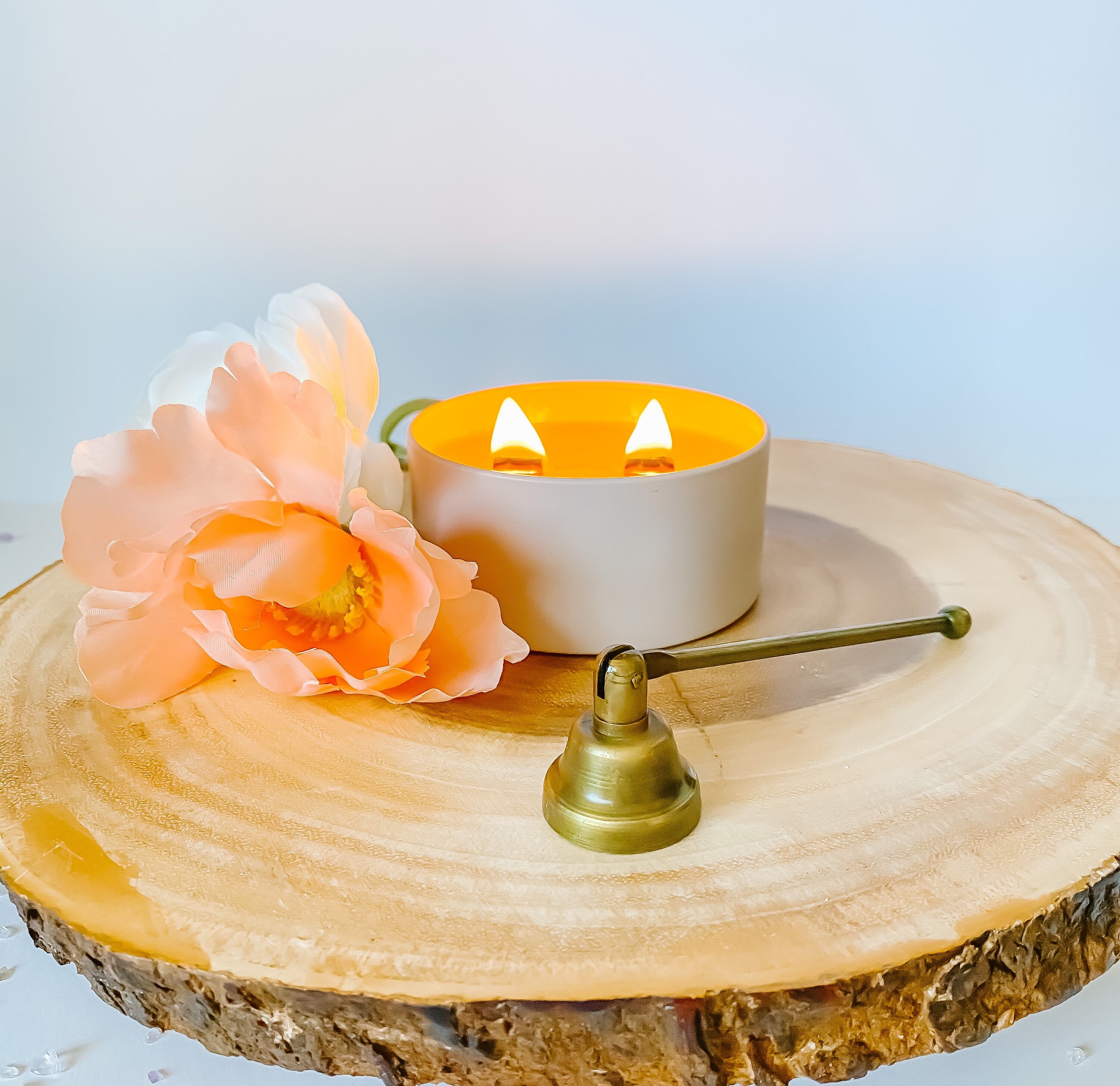 Antique Honey Gold Candle Snuffer Great Gift Small Metal Etsy