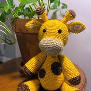 Cuddly Crochet Giraffe/Giraffe Stuffed Animal