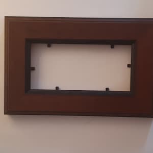 Tile frame 3 inch Mahogany for a half or border tile