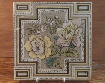 Antique tile aesthetic design 1891