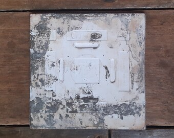 アンティーク　イギリス製　ピルキントン社　マジョリカタイル アールヌーボー アンティーク タイル アール ヌーボー 6 枚タイル パネル 1905 年頃