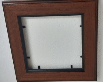 Tile frame six inch Mahogany