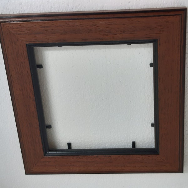 Tile frame six inch Mahogany