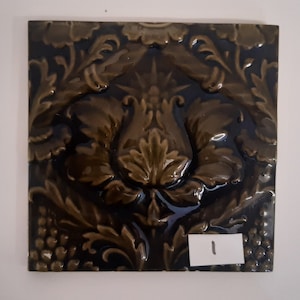 Antique tile Art Nouveau tile by Mintons about 1905