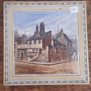 Antique tile, Minton’s Cowgate foot Edinburgh circa 1890