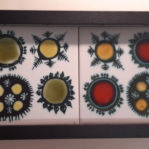 Tile frame 6X12 inch wooden and black in colour six * twelve