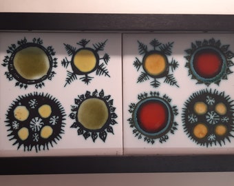 Tile frame 6X12 inch wooden and black in colour six * twelve