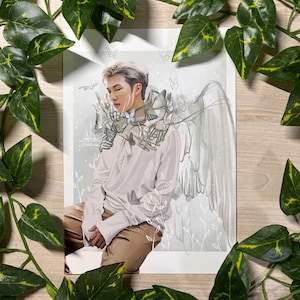 BTS RM | ナムジュン ファンアート | BTS プリント | 未発表 | 若者向け