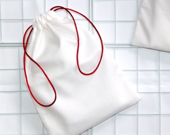 Bolsa para el polvo de algodón hecha a mano: almacenamiento de bolsos de alta gama, fabricada en EE. UU.