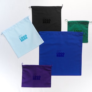 Juego de 10/25/50/100 bolsa de polvo hecha a mano en EE. UU. Logo bordado personalizado bolso de alta calidad bolsa de almacenamiento bolsa de regalo embalaje