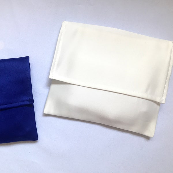 Satin Flap Envelope Bag Handmade Dust Pouch Handbags Purse Accessories Clothes  Packing Storage Bag Gift Packaging