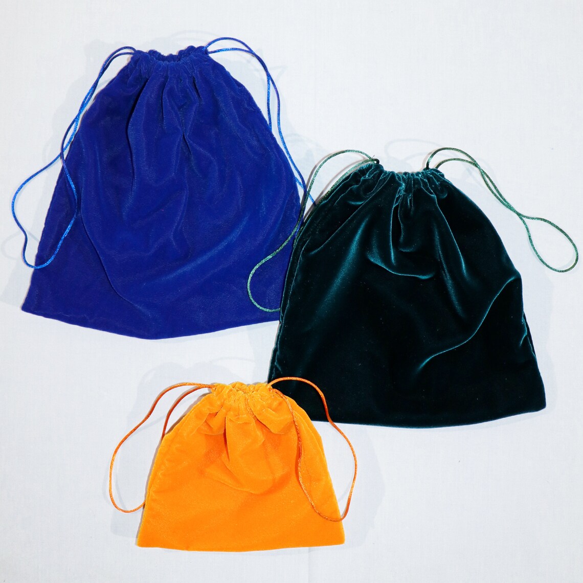 Embroidery Velvet Dust Bag Handmade in USA Custom Monogram Etsy