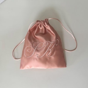 Satin Embroidery Bag