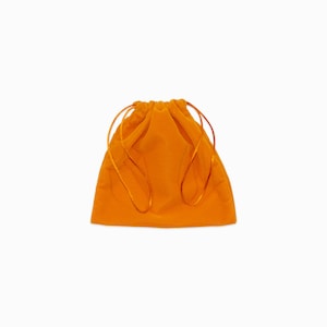 Bolsa de polvo de terciopelo naranja, extra pequeña a extra grande, algodón de tela ancha, bolsa de almacenamiento, bolso, zapatillas, regalo, viaje, embalaje