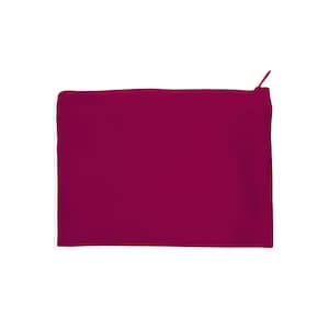 Satén burdeos Hecho en EE. UU. Bolsa con cremallera en EE. UU. Bolsa de viaje de alta calidad Bolsa para documentos Bolsa de almacenamiento Bolsa de regalo Embalaje