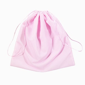 Bolsa de polvo de terciopelo rosa - Extra pequeña a extra grande - Algodón de tela ancha - Bolsa de almacenamiento, bolso, zapatillas, regalo, viaje, embalaje