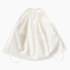 Bolsa de polvo marfil blanquecina - Extra pequeña a extra grande - Algodón de tela ancha - Bolsa de almacenamiento, bolso, zapatillas, regalo, viaje, embalaje