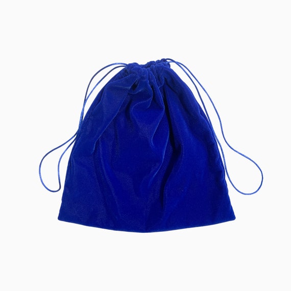 Blue Velvet Dust Bag Extra Small to Extra Large Broadcloth Cotton Storage Bag Handbag Sneakers Gift Travel Packaging Etsy UK