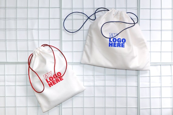 Your Logo Embroidery 100% Cotton Dust Bag Handmade in USA 