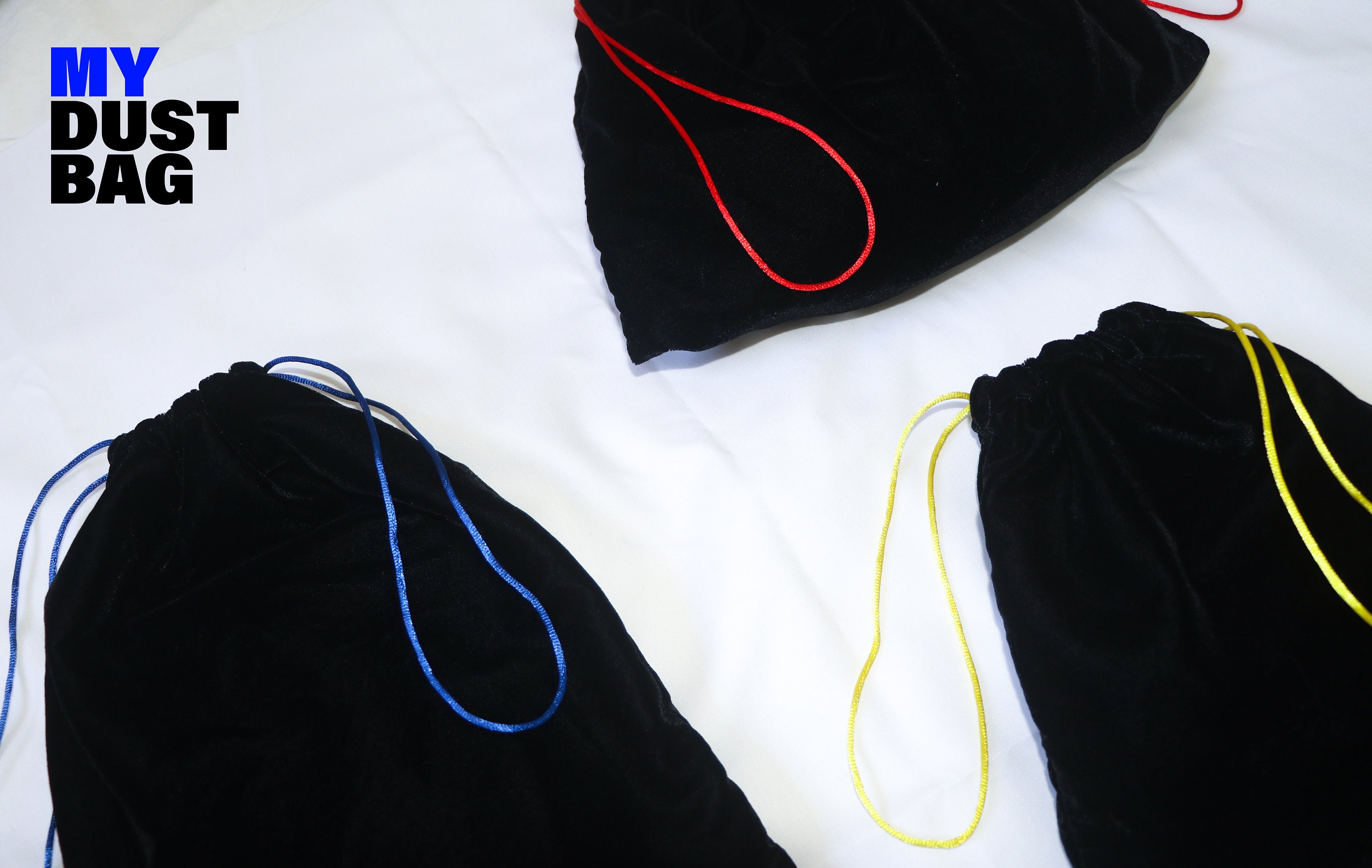 Embroidery Velvet Dust Bag Handmade in USA Custom Text High Etsy