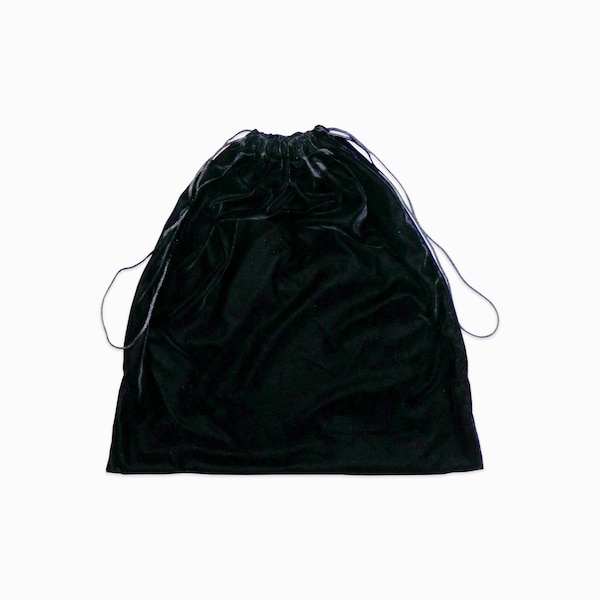 Black Velvet Dust Bag - Extra Small to Extra Large - Broadcloth Cotton - Storage bag, Handbag, Sneakers, Gift, Travel, Packaging