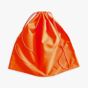 Bolsa de polvo naranja, extra pequeña a extra grande, algodón de tela ancha, bolsa de almacenamiento, bolso, zapatillas, regalo, viaje, embalaje