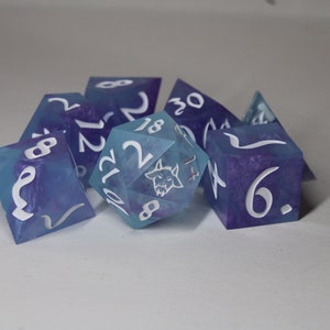 Infinity-Sided Die - Sharp Edged Liquid Core Dice for TTRPGs | Dungeons and Dragons | DND | RPG | Pathfinder | Age of Sigmar | Handmade