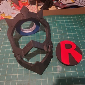 Red Riot Mask Kirishima Template